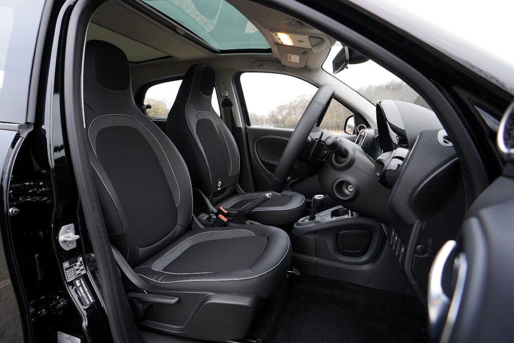 freshly cleaned car interior